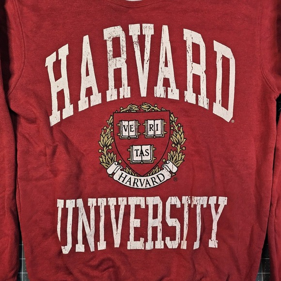 Harvard Sweatshirt XS Ivy League College Football Ncaa Preppy Ringer - Picture 2 of 9